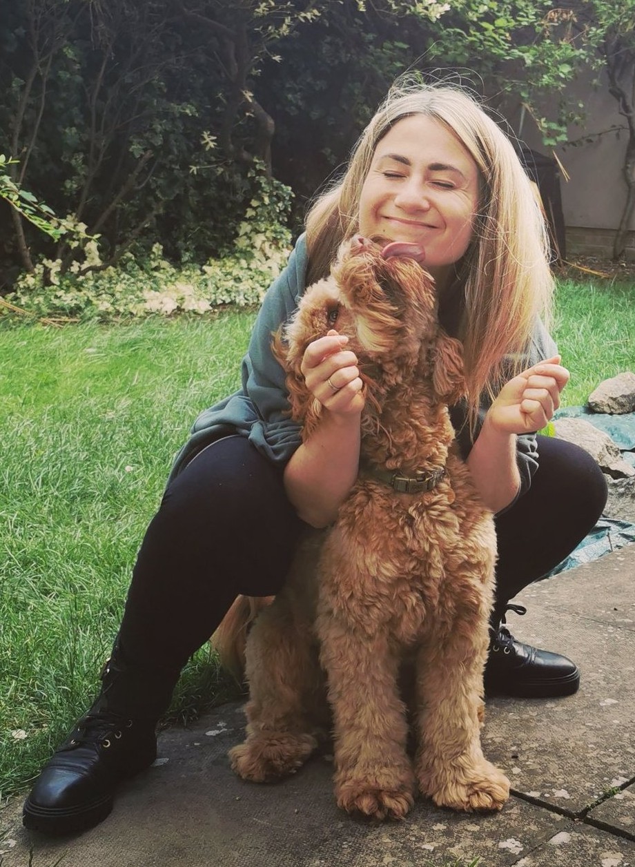 Alf and I! Picture of Kamila and Alf, her dog