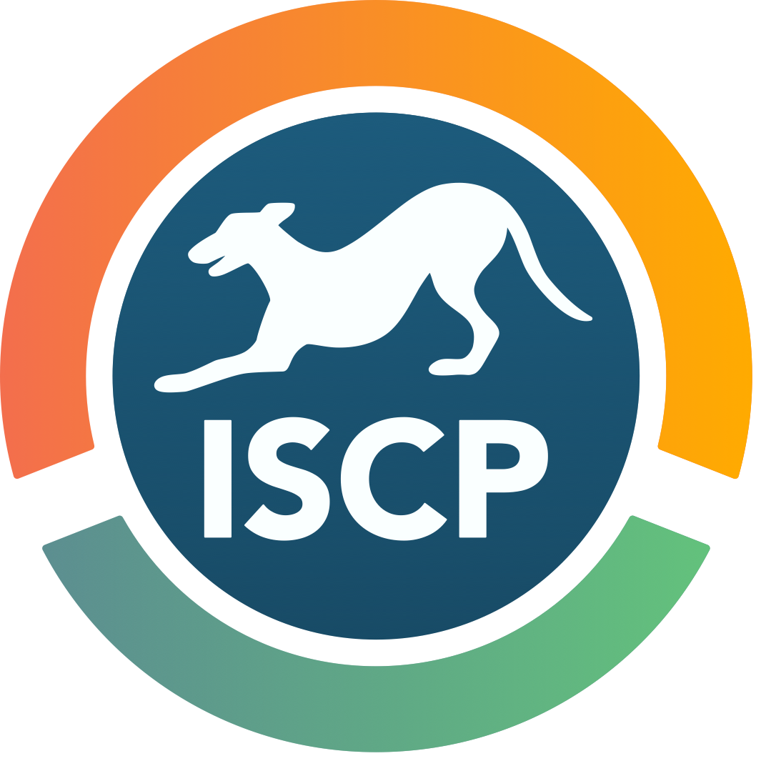 International School for Canine Psychology and Behaviour graduate badge